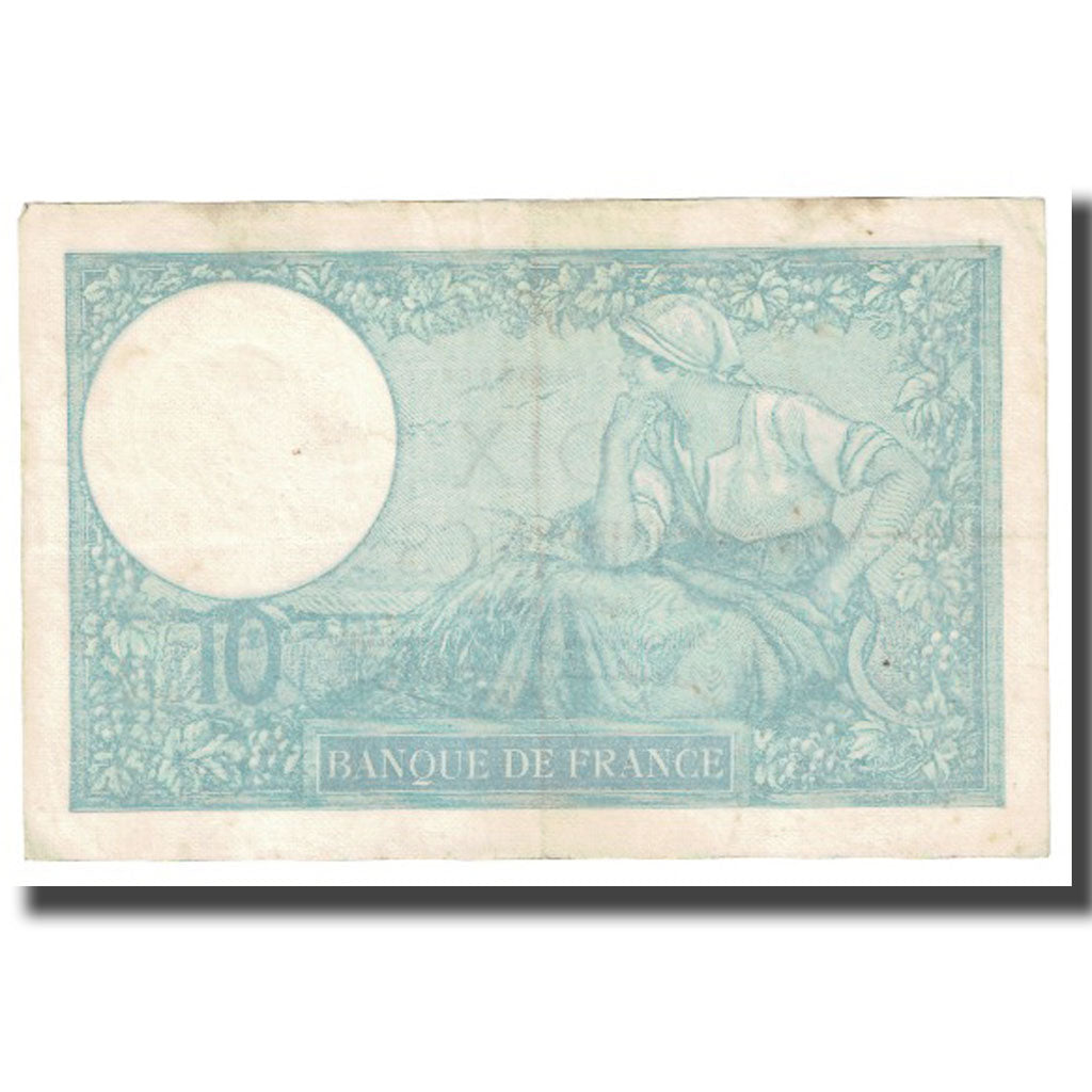 France, 10 Francs, Minerve, 1939, platet strohl, 1939-10-19, TTB, Fayette:7.12