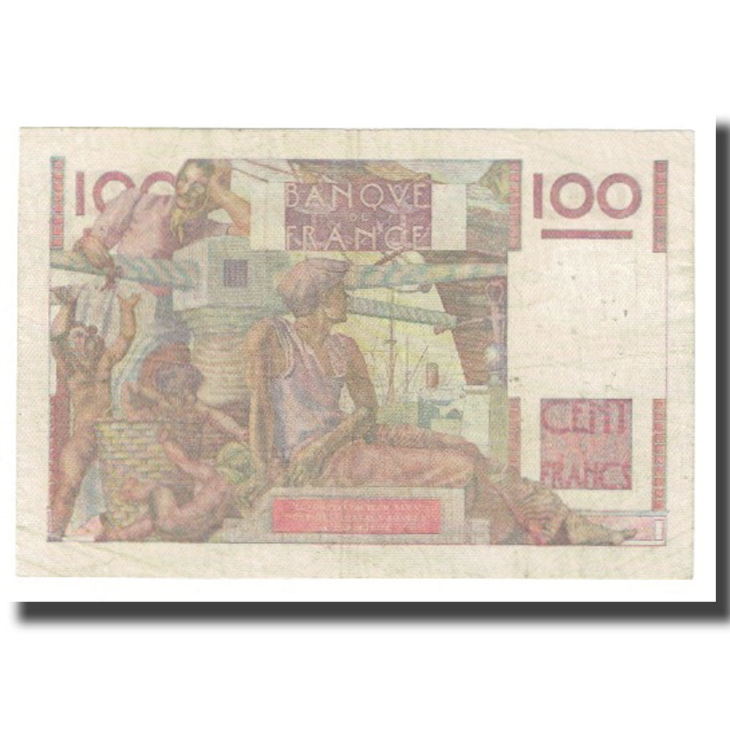 Frankrijk, 100 Francs, Jeune Paysan, 1949, D AMBRIERES, GARGAM, 1949-05-19, TTB