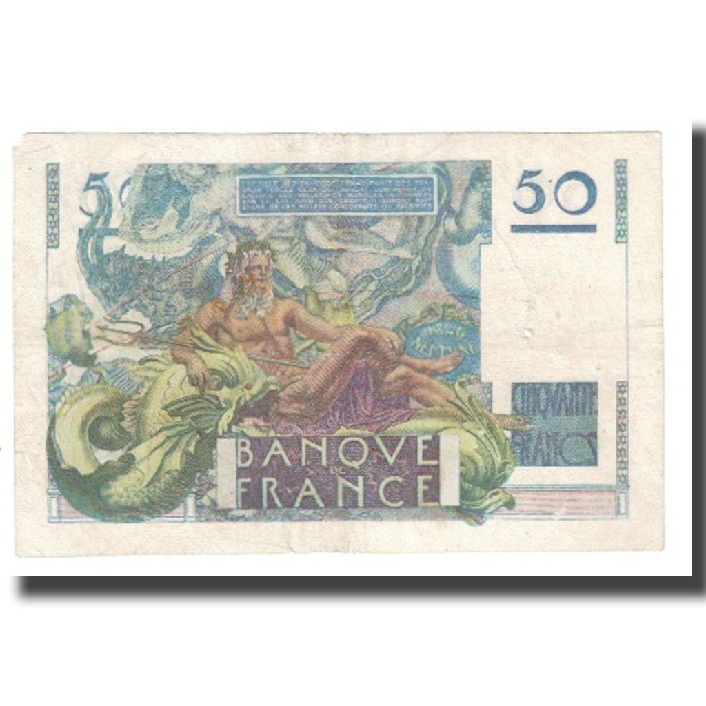 Francia, 50 Francs, Le Verrier, 1948, P. Rousseau and R. Favre-Gilly