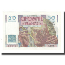 Francia, 50 Francs, Le Verrier, 1949, P. Rousseau and R. Favre-Gilly