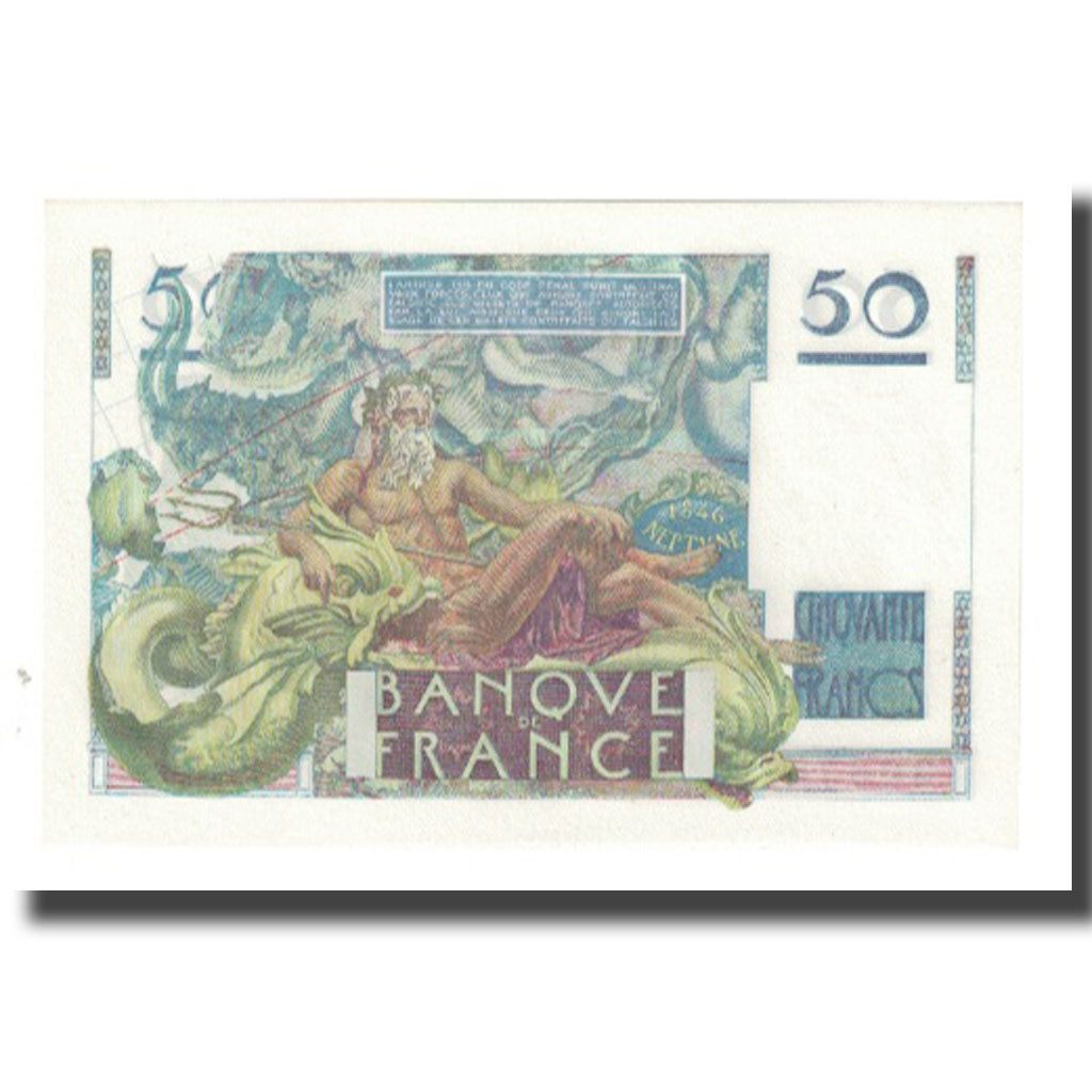 France, 50 Francs, Le Verrier, 1949, P. Rousseau and R. Favre-Gilly, 1949-05-19