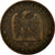 Moneda, Francia, Napoleon III, Napoléon III, 5 Centimes, 1855, Marseille, BC+