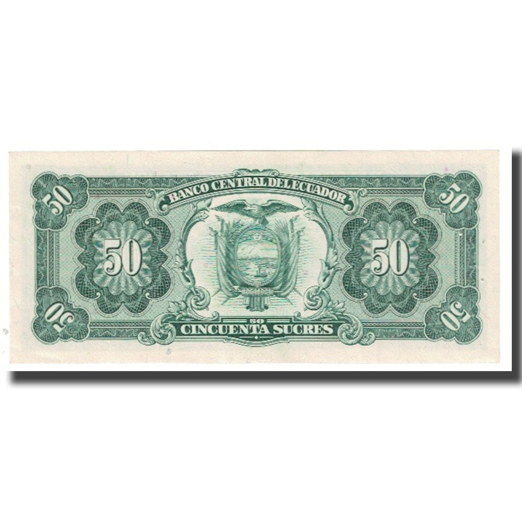 Banknote, Ecuador, 50 Sucres, 1984, 1984-09-05, KM:122a, UNC(65-70)