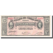 Nota, México - Revolucionário, 5 Pesos, 1914, 1914-02-10, KM:S532c, AU(55-58)