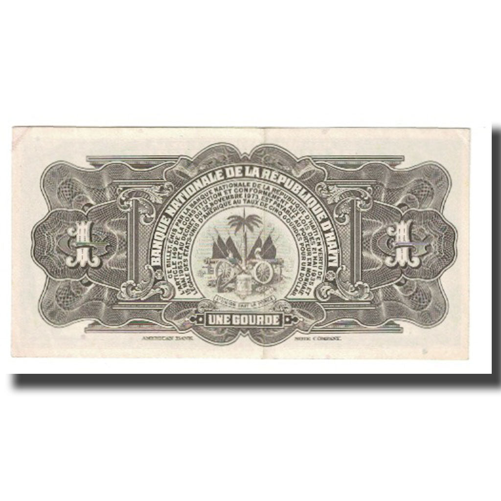 Banknote, Haiti, 1 Gourde, L.1919, KM:200a, EF(40-45)