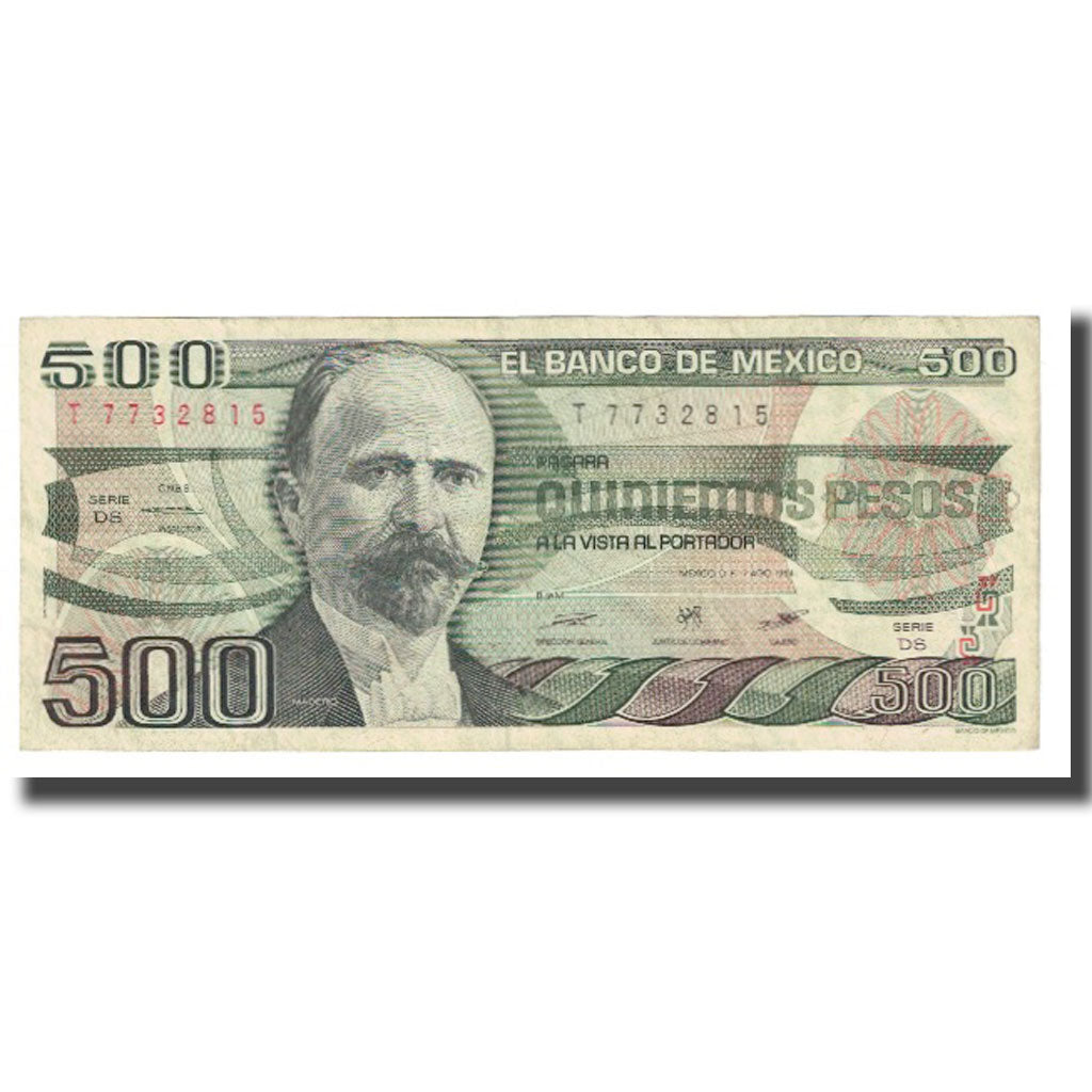 Banknote, Mexico, 500 Pesos, 1984, 1984-08-07, KM:79a, EF(40-45)
