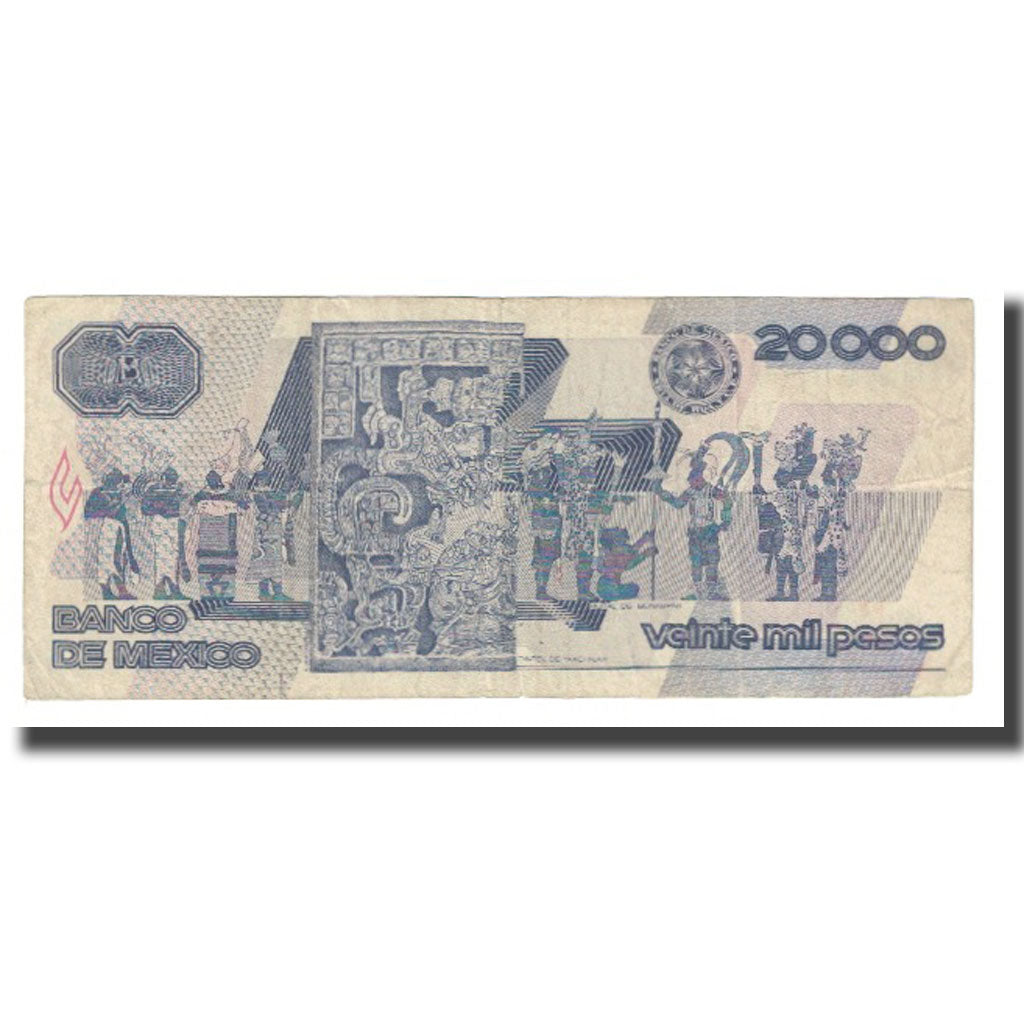 Billete, 20,000 Pesos, 1989, México, 1989-03-28, KM:92b, MBC