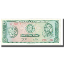 Banknote, Peru, 5 Soles De Oro, 1972, 1972-05-04, KM:99c, AU(55-58)