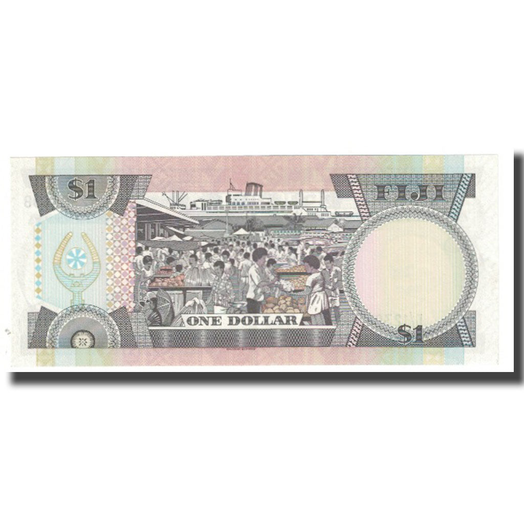 Biljet, Fiji, 1 Dollar, KM:86a, NIEUW