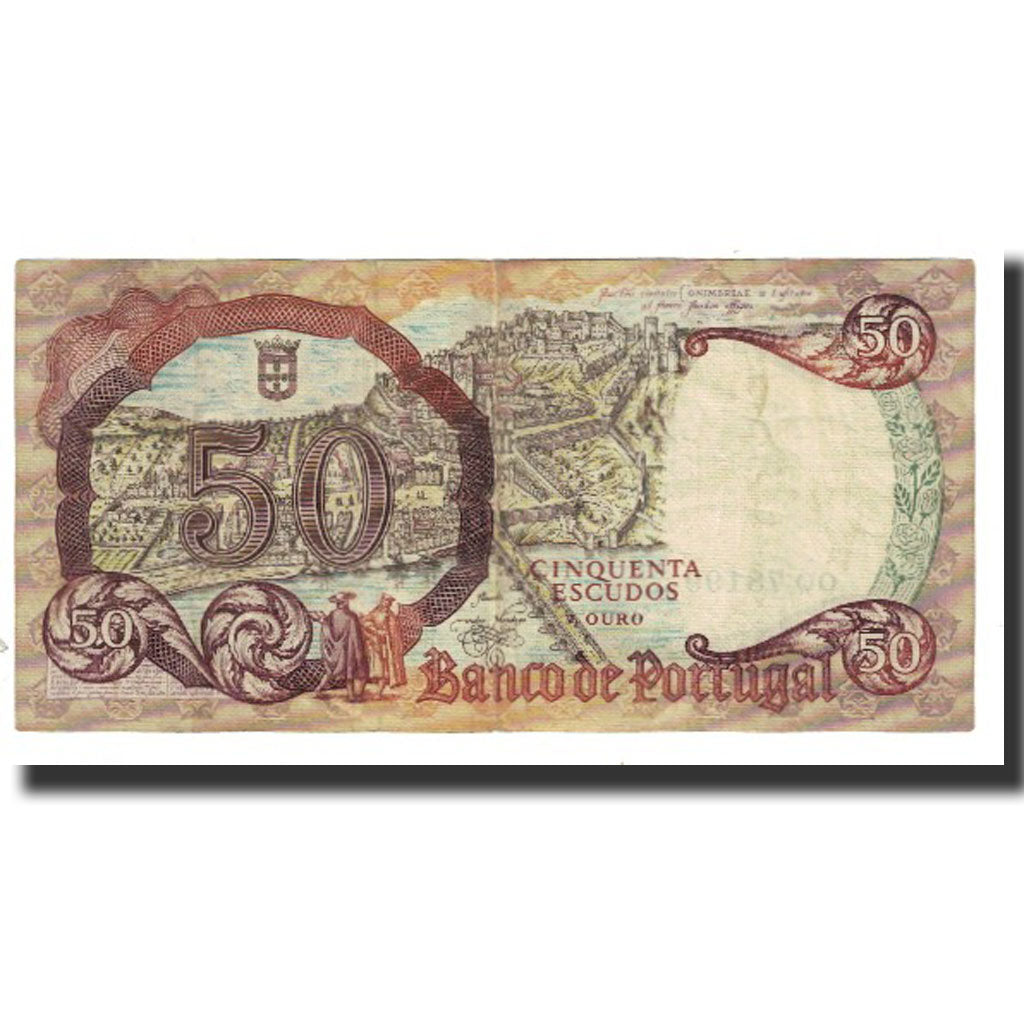 Banknote, Portugal, 50 Escudos, 1964, 1964-02-28, KM:168, EF(40-45)