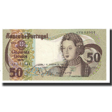 Geldschein, Portugal, 50 Escudos, 1980, 1980-02-01, KM:174b, UNZ