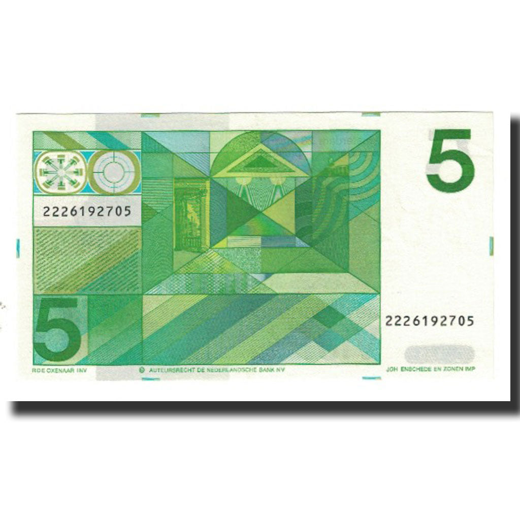 Banknote, Netherlands, 5 Gulden, 1973, 1973-03-28, KM:95a, UNC(65-70)