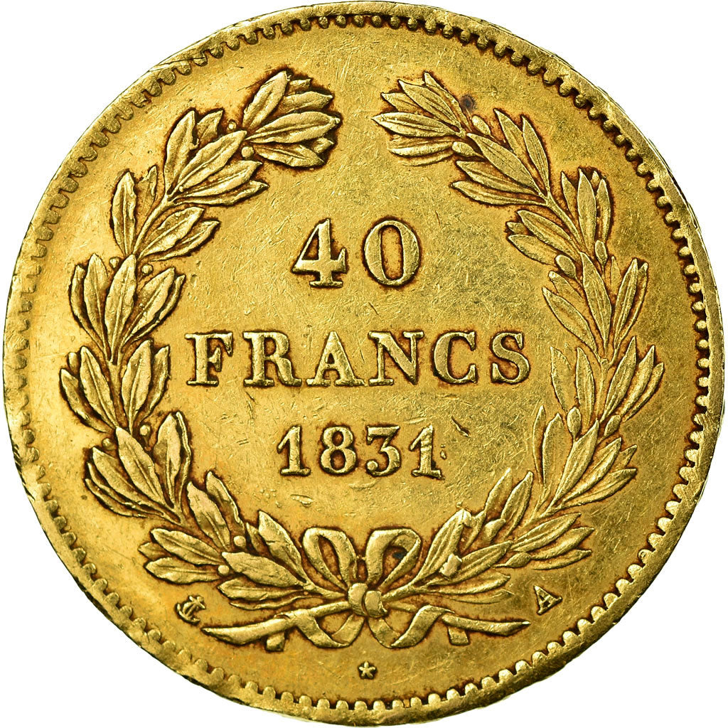Monnaie, France, Louis-Philippe, 40 Francs, 1831, Paris, TTB, Or, KM:747.1