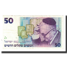 Banknote, Israel, 50 New Sheqalim, 1992, KM:55c, EF(40-45)