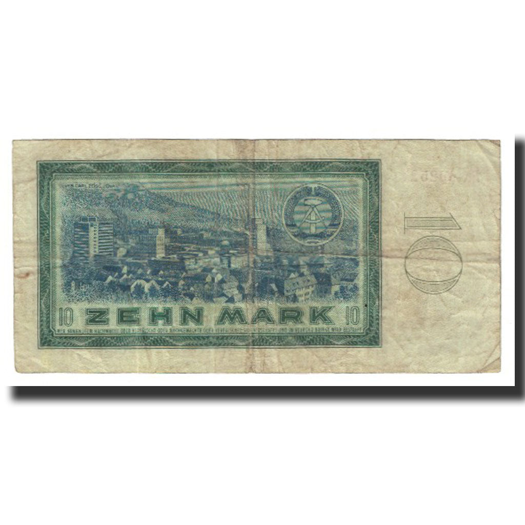 Banknote, Germany - Democratic Republic, 10 Mark, 1964, KM:23a, VF(20-25)