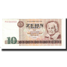Banknote, Germany - Democratic Republic, 10 Mark, 1971, KM:28a, AU(55-58)