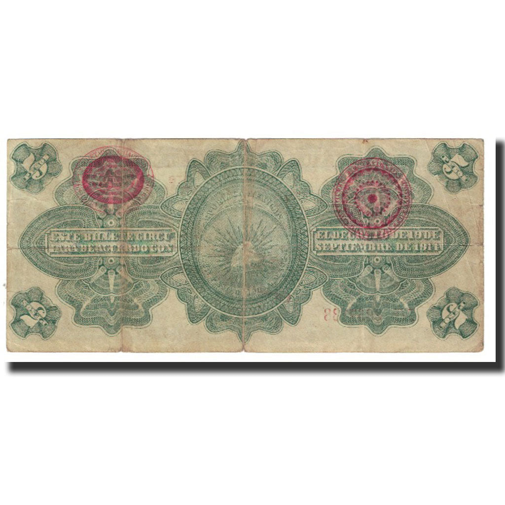 Banknote, Mexico - Revolutionary, 5 Pesos, 1914, 1914-12-17, KM:S1104a
