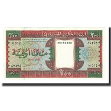 Banconote, Mauritania, 200 Ouguiya, 1999, 1999-11-28, KM:5b, FDS