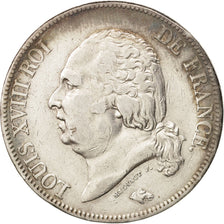 Münze, Frankreich, Louis XVIII, Louis XVIII, 5 Francs, 1823, Paris, SS, Silber