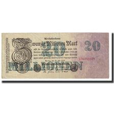 Nota, Alemanha, 20 Millionen Mark, 1923, 1923-07-25, KM:97b, EF(40-45)