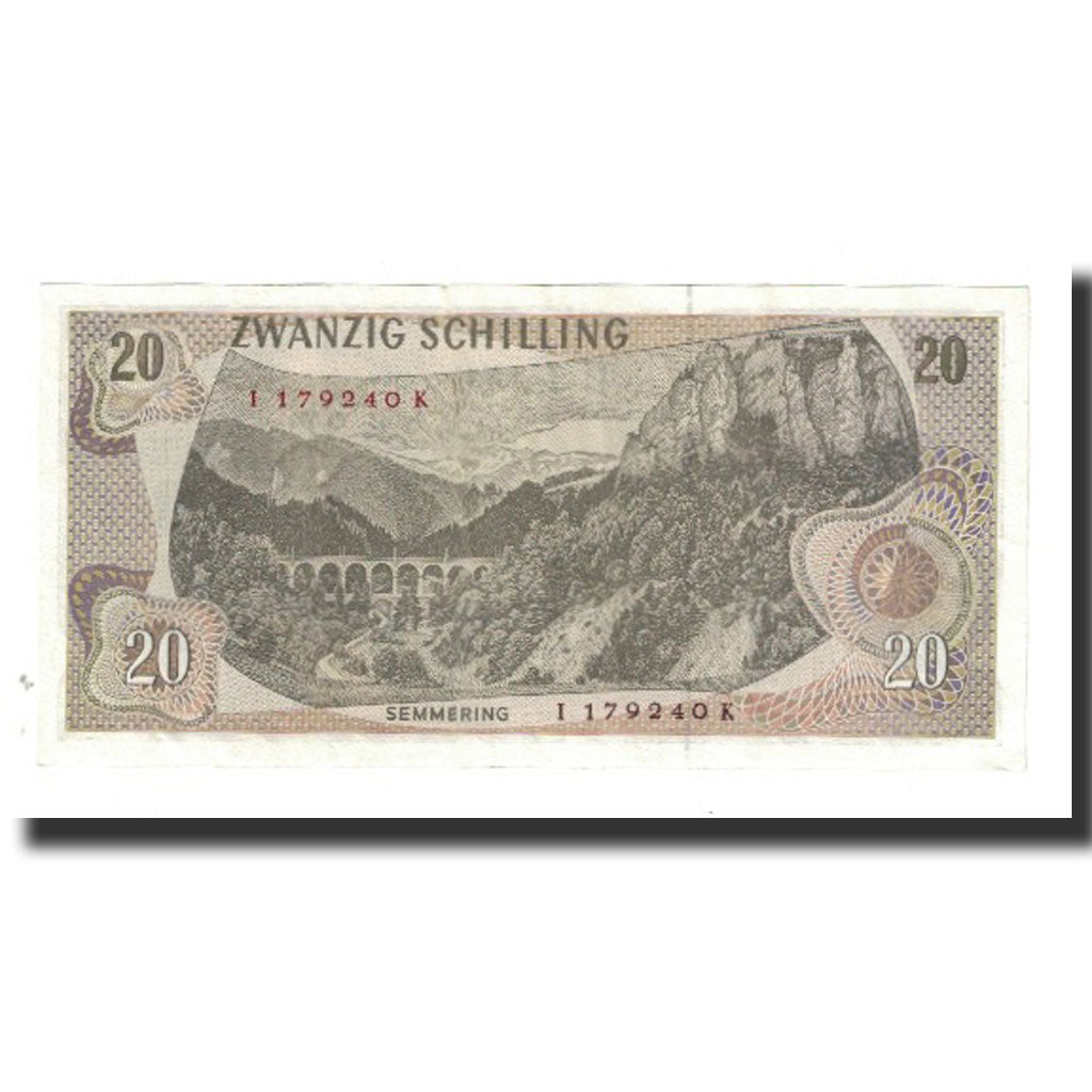 Banknote, Austria, 20 Schilling, 1967, 1967-07-02, KM:142a, UNC(63)