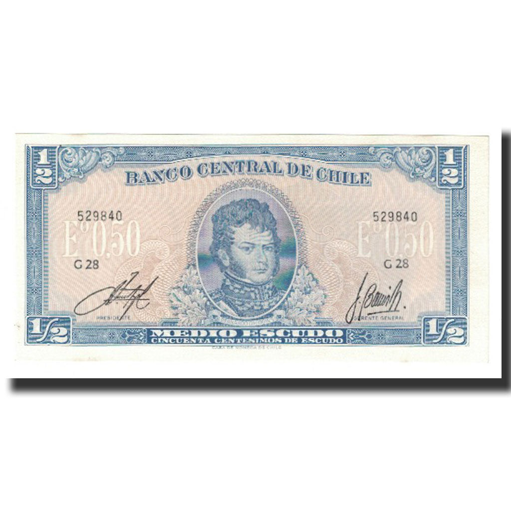 Billete, 1/2 Escudo, Chile, KM:134a, UNC