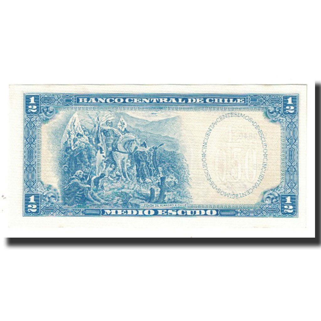 Billete, 1/2 Escudo, Chile, KM:134a, UNC