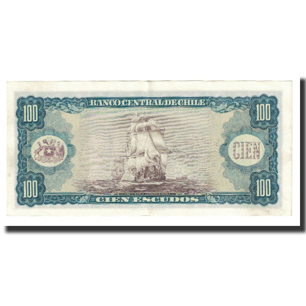 Banknote, Chile, 100 Escudos, KM:141a, UNC(63)