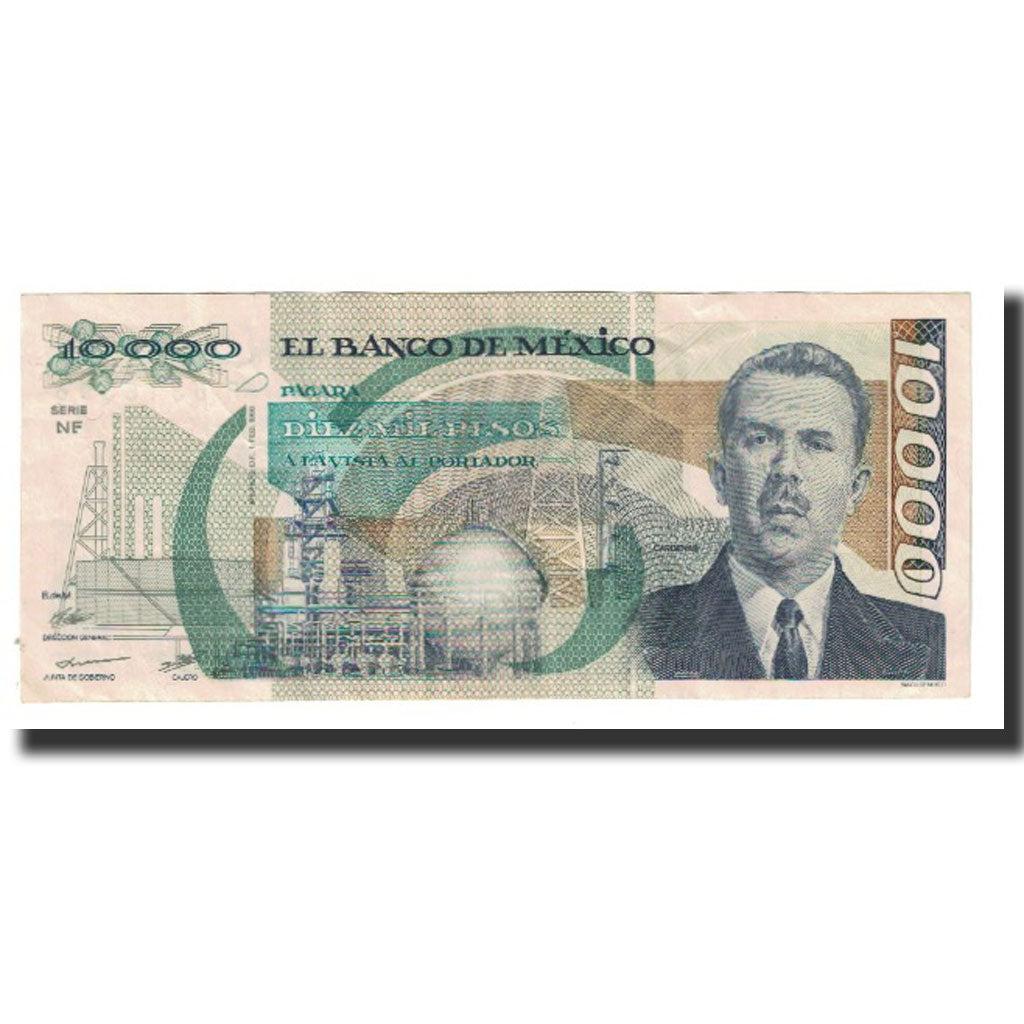 Banknote, Mexico, 10,000 Pesos, 1988, 1988-02-01, KM:90d, AU(55-58)