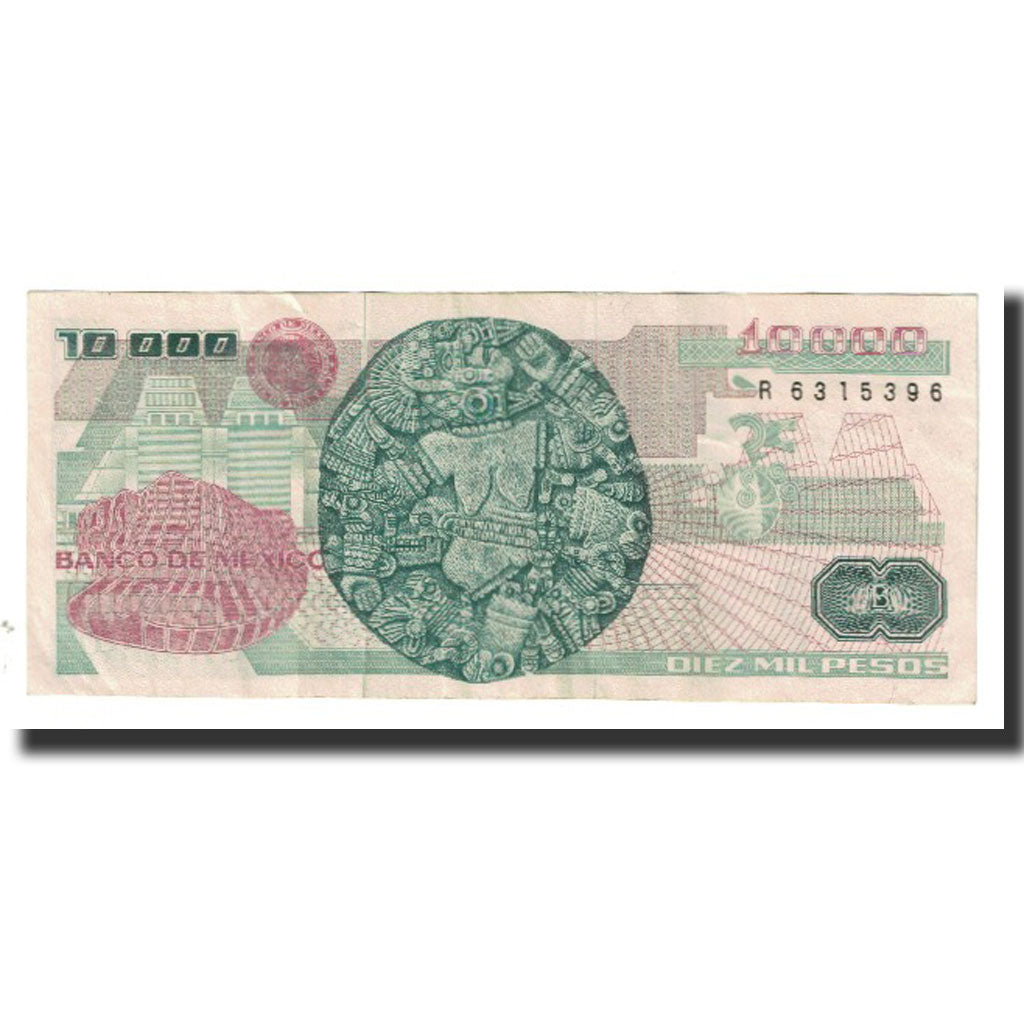 Banknote, Mexico, 10,000 Pesos, 1988, 1988-02-01, KM:90d, AU(55-58)