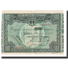 Banknote, Spain, 100 Pesetas, 1937, 1937-01-01, KM:S565, EF(40-45)