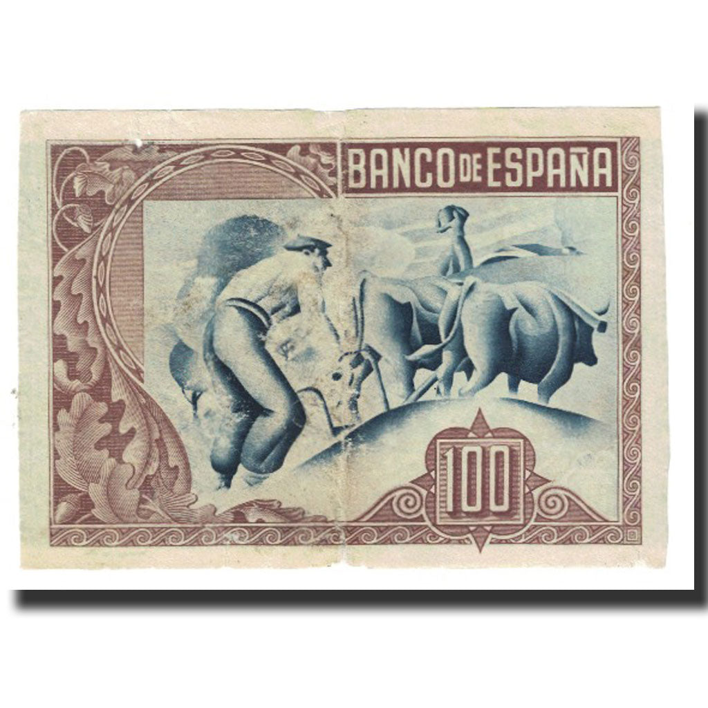 Banknote, Spain, 100 Pesetas, 1937, 1937-01-01, KM:S565, EF(40-45)