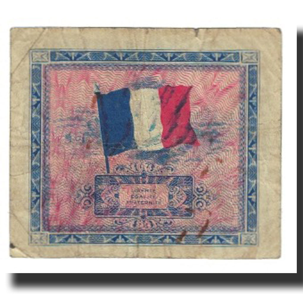 France, 10 Francs, Flag/France, 1944, SERIE DE 1944, VF(20-25), Fayette:VF18.01