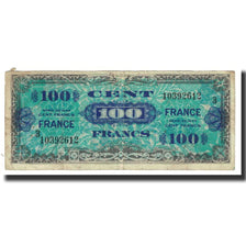 Francja, 100 Francs, 1945 Verso France, 1944, SERIE DE 1944, EF(40-45)