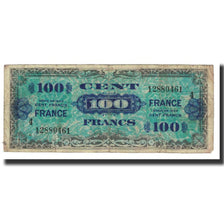 França, 100 Francs, 1945 Verso France, 1944, SERIE DE 1944, VF(20-25)