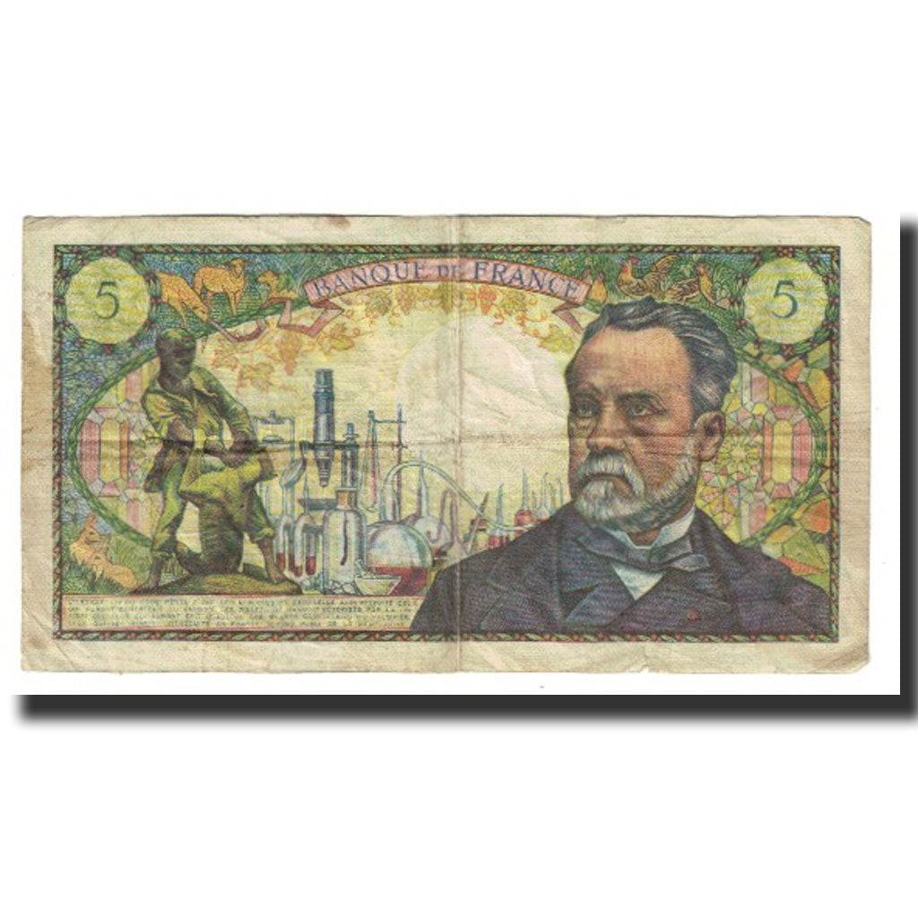 France, 5 Francs, Pasteur, 1968, R.Tondu-P.Gargam-H.Morant, 1968-04-04