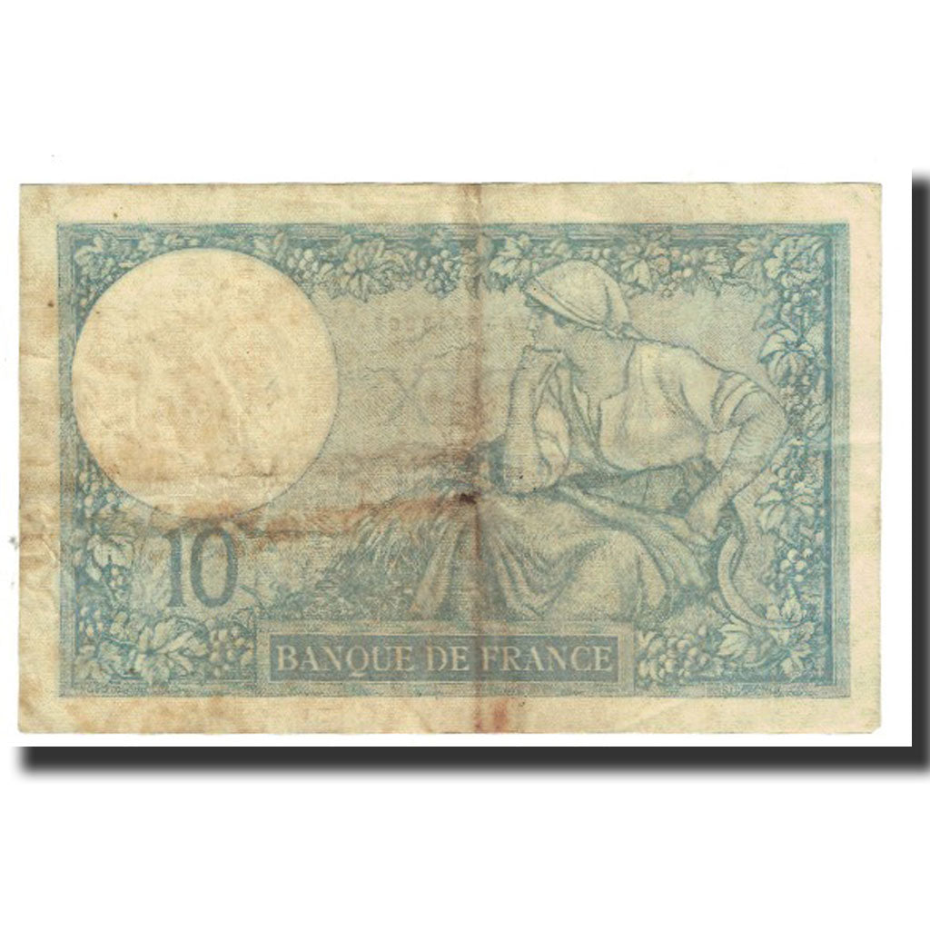 France, 10 Francs, Minerve, 1932, platet strohl, 1932-05-26, VF(30-35)