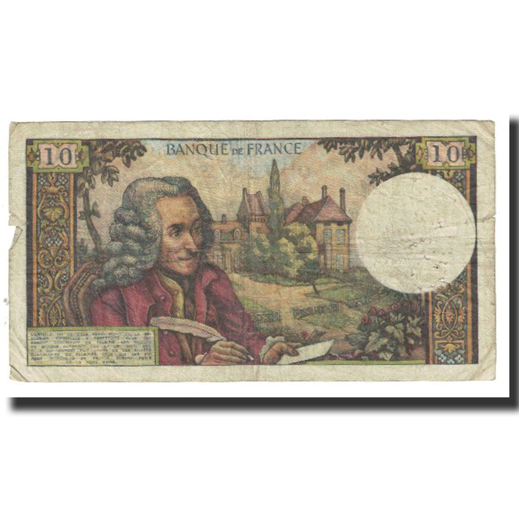 Frankrijk, 10 Francs, Voltaire, 1963, R.Tondu-G.Bouchet-H.Morant, 1963-11-07