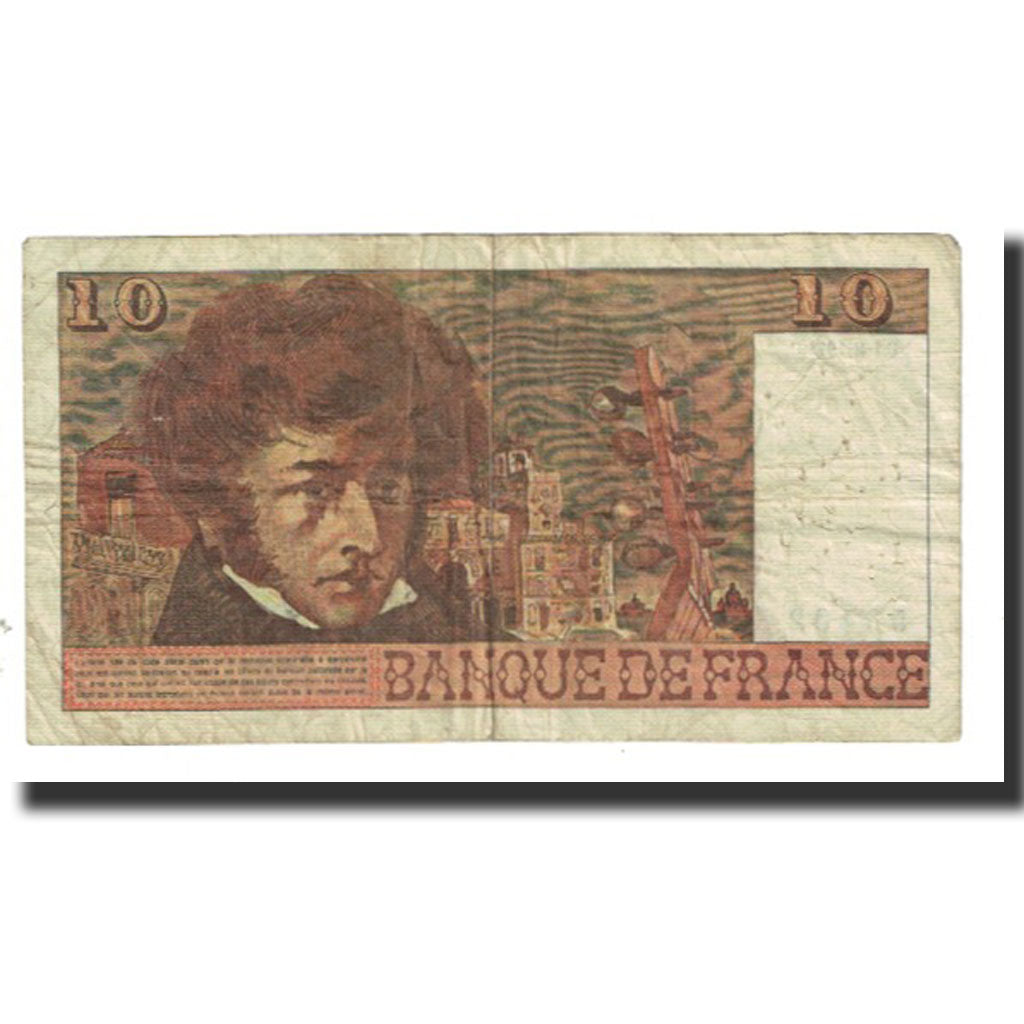 Francia, 10 Francs, Berlioz, 1974, P. A.Strohl-G.Bouchet-J.J.Tronche