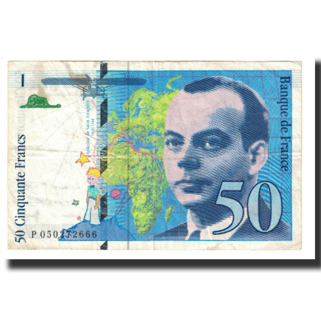 France, 50 Francs, St Exupéry, 1999, D.Bruneel-J.Bonnardin-Y.Barroux