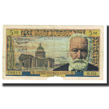 France, 5 Nouveaux Francs, Victor Hugo, G.Gouin D'Ambrières-P.Gargam-R.Tondu