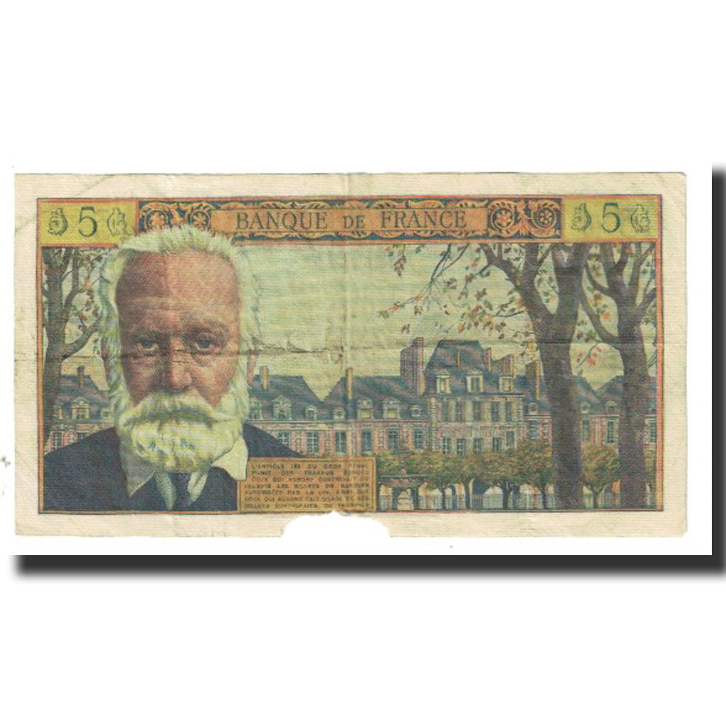 France, 5 Nouveaux Francs, Victor Hugo, G.Gouin D'Ambrières-P.Gargam-R.Tondu