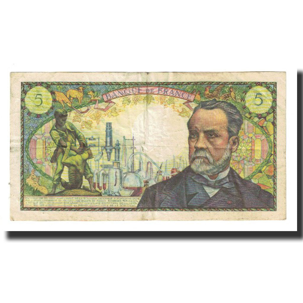 France, 5 Francs, Pasteur, 1967, R.Tondu-P.Gargam-H.Morant, 1967-05-05