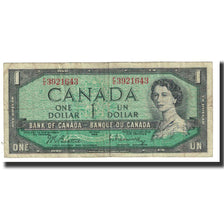 Billete, 1 Dollar, 1954, Canadá, 1954, KM:75b, BC