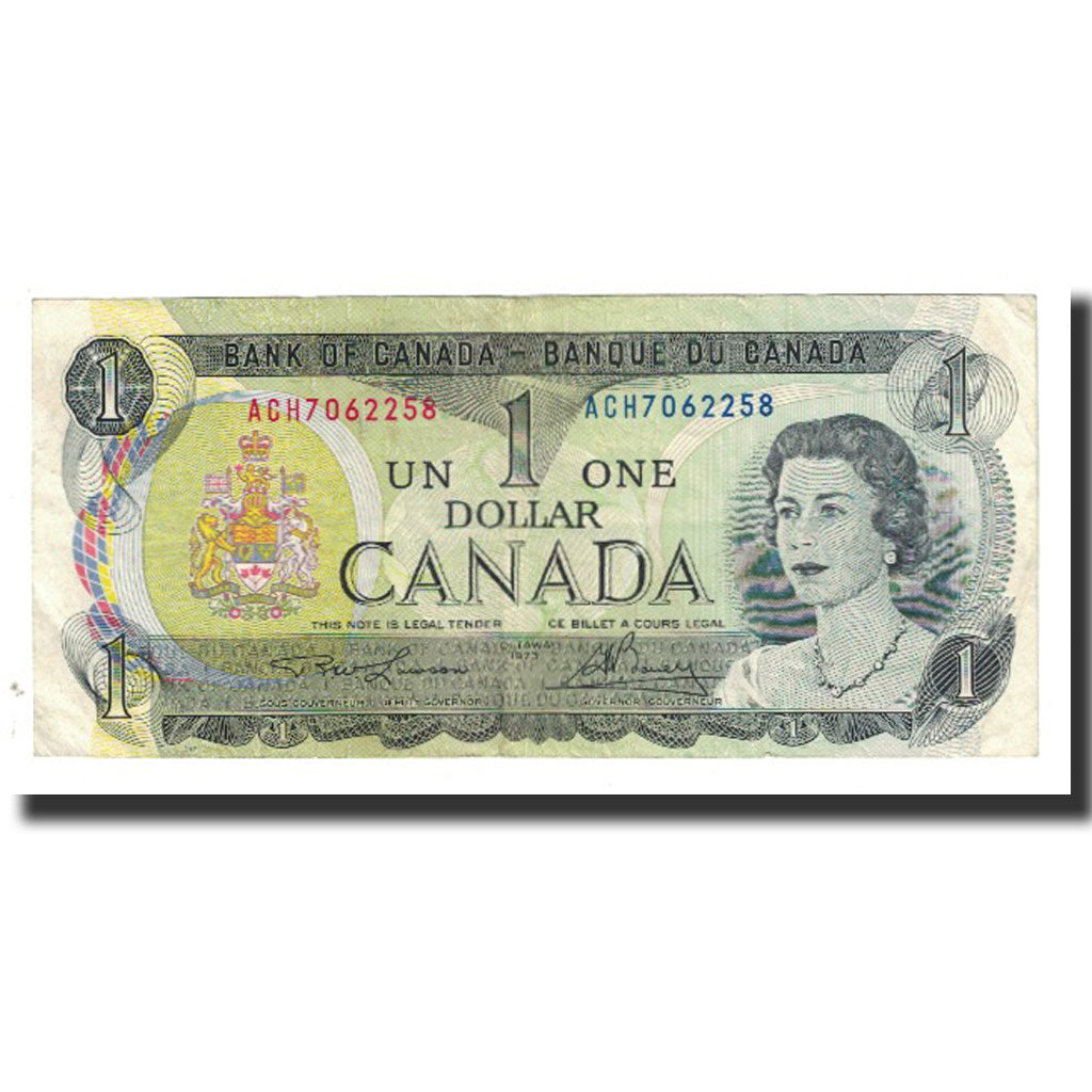 Biljet, Canada, 1 Dollar, 1973, KM:85a, TTB