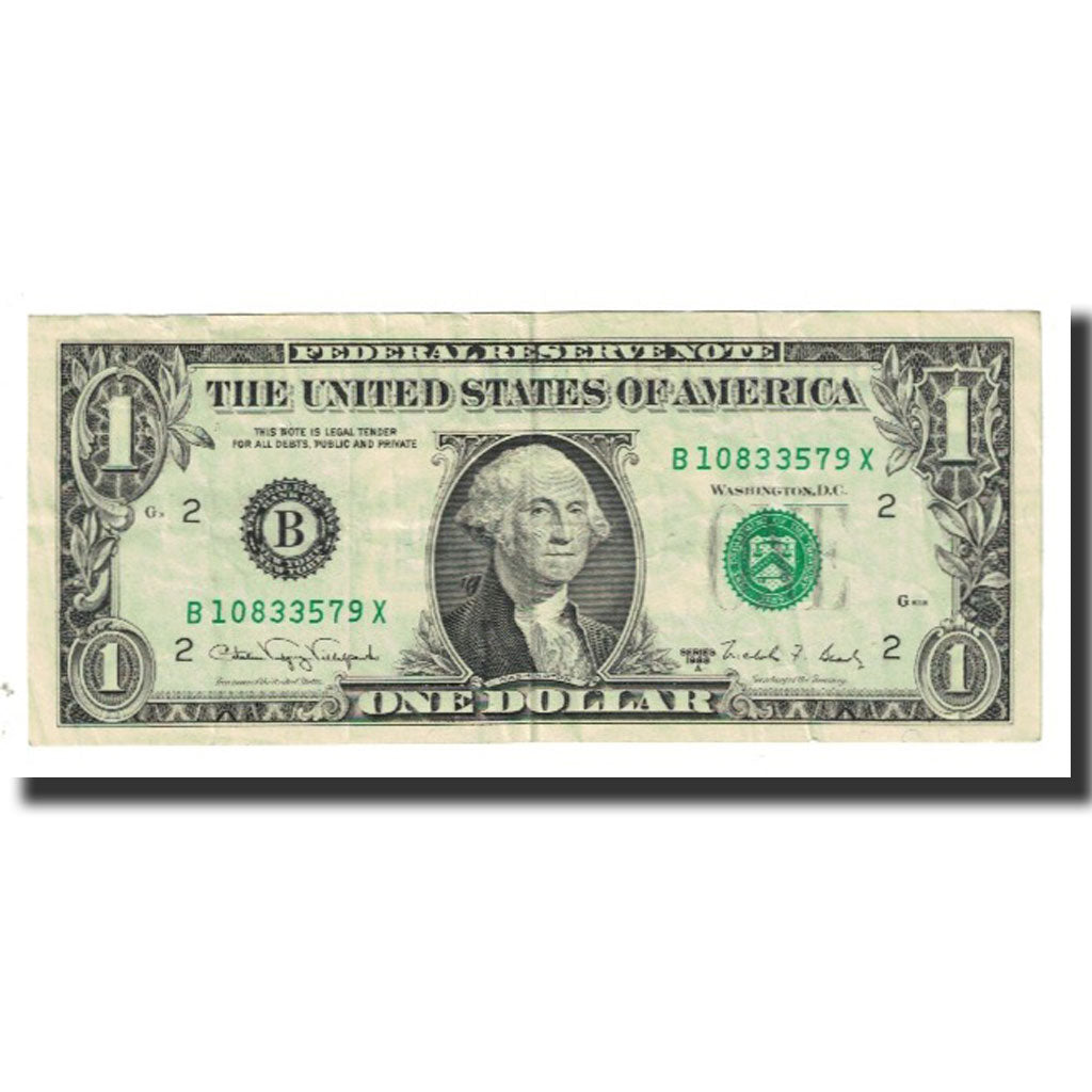 Billete, One Dollar, 1988, Estados Unidos, MBC