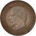 France, Napoleon III, 5 Centimes, 1855, Rouen, TTB, Bronze, KM 777.2,Gadoury 152