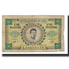 Banknote, FRENCH INDO-CHINA, 1 Piastre = 1 Dong, KM:104, VF(20-25)