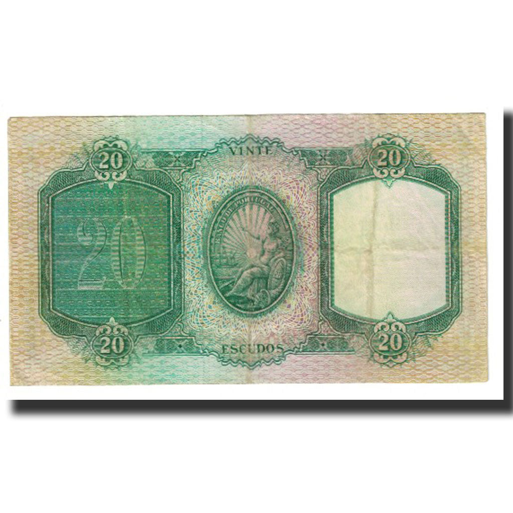 Billet, Portugal, 20 Escudos, 1959, 1959-01-27, KM:153a, TTB