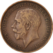 Great Britain, George V, Penny, 1911, EF(40-45), Bronze, KM:810